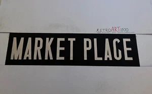 Darlington 1964 Bus Blind 34"- Market Place - Picture 1 of 12