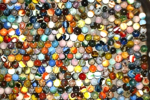 Early Run JABO Multi-Color Mixed Marbles Lot of 12 Size .625" = 5/8"  Mint! - Picture 1 of 3