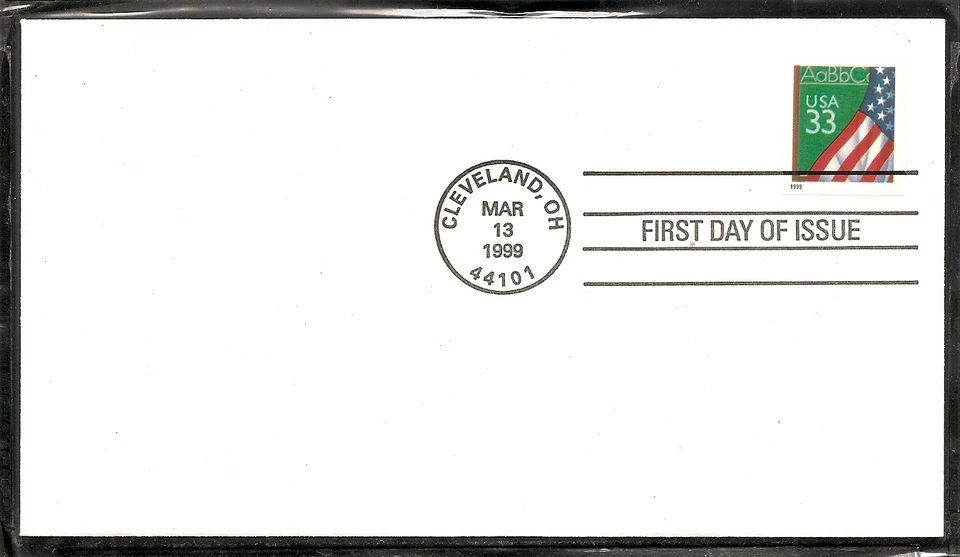 US SC # 3283 Flag And Blackboard FDC. Ready For Cachet - Image 1 of 1