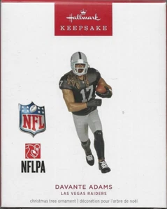HALLMARK KEEPSAKE 2024 Davanta Adams Las Vegas Raiders NFL NFLPA New in Box - Picture 1 of 2