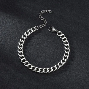 Titanium Steel Bracelet Couple Bracelet Hip Hop Bracelet Jewelry Individuality - Picture 1 of 16