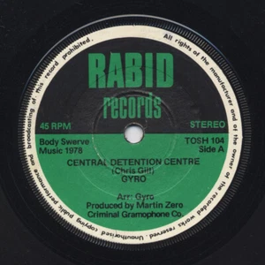 Gyro / Central Detention Centre / Vinyl / Power-Pop / Mod / Pub / UK - Picture 1 of 3