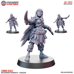 Amazon Hero Warrior Milandra Hawkeye Dagger, Kyoushuneko Miniatures, Aztec Army - Picture 1 of 1