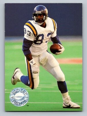 1991 Pro Set Platinum #225 Steve Jordan   Minnesota Vikings - Image 1 of 2