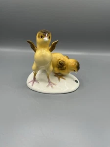 Nymphenburg Porzellan Figur (Babyhähne) Top Neuwertig (sehr selten) - Bild 1 von 6