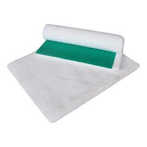 Cama para perros VETFLEECE espalda verde lana para cachorros ropa de cama profesional 48" x 30" blanca - Imagen 1 de 4