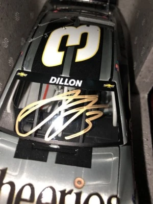 Autografiado Austin Dillon 2015 Cheerios 1:24 Raw Diecast #44 de solo 72 hecho Foto 1 de 4