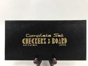 VINTAGE CARNIVAL GAME PRIZE GIVE AWAY CHECKER AND BOARD COMPLETE SET - Bild 1 von 2