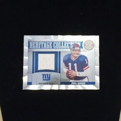 Phil Simms 2012 Totally Certified Heritage Collection PATCH /249 New York Giants - Image 1 of 4