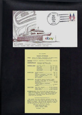 ALASKA MARINE HIGHWAY M/V LECONTE INAUGURAL VOYAGE AUKE BAY-SITKA 5/26/74