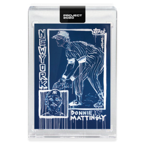 Topps PROJECT 2020 Card 69 - 1984 Don Mattingly by Gregory Siff - LIM. ED. - SP