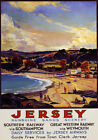 TR52 Vintage Jersey Southern UK Railway Poster A1 A2 A3