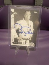 Royce Gracie On Card2015 Topps UFC MMA Chronicles Parallel #4  /188 Cert By Bec