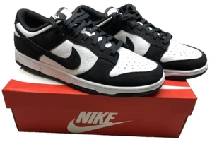 Nike Dunk Low SE 'Suede Panda' Men's Size 13 Black/White Sneakers - Picture 1 of 12