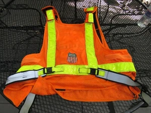 Gilet di sicurezza Union Pacific Railroad Locomotive Engineer di ORR Safety da 3XL a 5XL - Foto 1 di 16