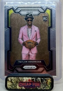 TAYLOR HENDRICKS RC 2023-24 PANINI PRIZM ROOKIE SP FOTO VARIANTE 161 UTAH JAZZ - Foto 1 di 3