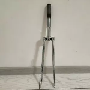 Classic Bicycle Fork Chrome Steel 26" Road MTB Gravel Touring Fork NOS - Picture 1 of 6