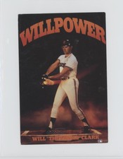 1990-94 Costacos Brothers Sports Postcards Will Clark (Willpower)