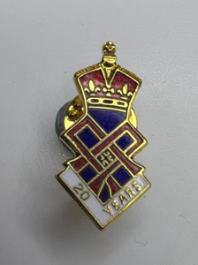 1976 Soldiers Sailors & Airmen's Families Association 20 Years pin Badge 28x13mm - Picture 1 of 3