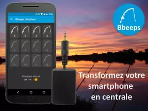 Pêche carpe, détecteur de touches sur téléphone - Bbeeps Adapter LR - Photo 1/5