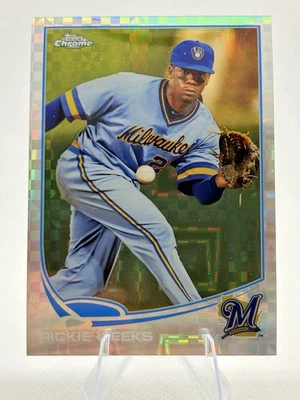 2013 Topps Chrome Rickie Weeks #108 X-Fractor Foto 1 de 2