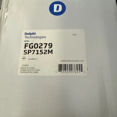 FG0279 Delphi Electric Fuel Pump Gas New for 300 Dodge Intrepid Chrysler 300M - Image 1 of 4