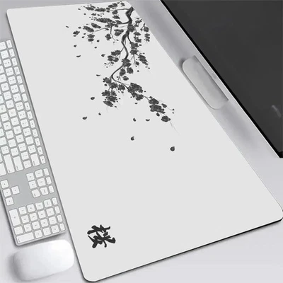 Japan Sakura XXL Gaming Mouse Pad Non-Slip Desk Mat Cherry Blossom Desk Carpet - Image 1 of 4