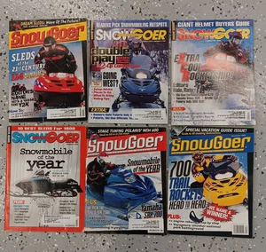 1999 Snow Goer Magazines Lot Of 6 Snowmobile Magazines - Imagen 1 de 7