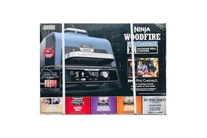 Ninja Woodfire Pro Connect Premium XL Outdoor Grill & Smoker OG900 Coastal Blue - Picture 1 of 1