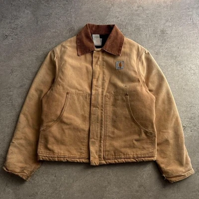 Chaqueta tradicional Carhartt marrón para hombre simple y elegante de Japón - Imagen 1 de 4