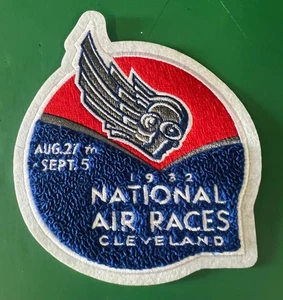 1932 NATIONAL AIR RACES CHENILLE BRUSTAUFNÄHER 5 ZOLL - Bild 1 von 4