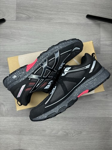 Asics Gel Venture 6 Grigio Ossidiana Nero UK 8.5 Nuovo ? 1203A438.025