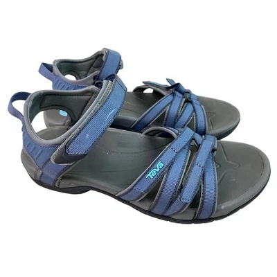 Sandalias deportivas Teva 4266 Tirra para mujer 10 grises azules con tiras Foto 1 de 4