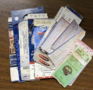 RARE 1991-2009 NFL Ticket Stub Lot QTY 29 BUFFALO BILLS ,NFL DRAFT PARTY ETC. - Picture 1 of 7