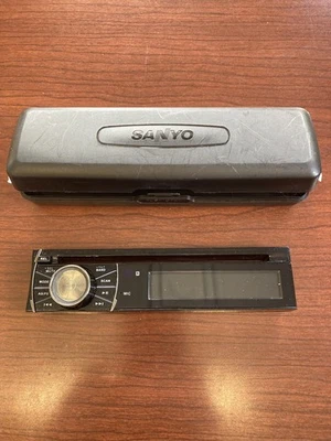 Car Stereo Faceplate (unbranded) (untested), W/Sanyo Case - Image 1 of 2