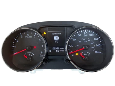 Cuadro de instrumentos velocímetro panel de instrumentos Nissan Rogue 2012-2015 103.556 millas Foto 1 de 4