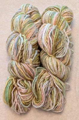 2 Hank Lot Buttercream Luxe Craft "Wool Blend" Bulky Yarn in Melon - Image 1 of 2