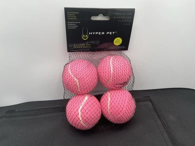 Hyper Pet MINI Tennis Balls for Dogs (Pet Safe Dog 1.75" - 4 Pack, Pink  - Image 1 of 2