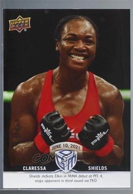 2021 Upper Deck All-Sports Game Dated Moments Claressa Shields #3 - Image 1 of 2