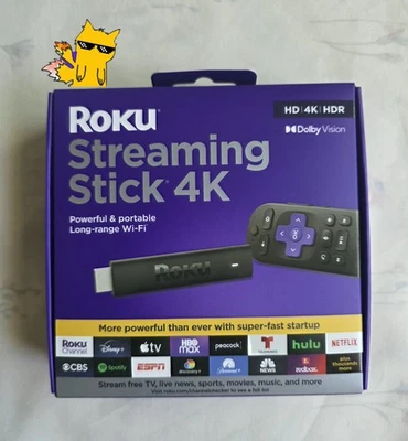 Roku Streaming Stick 4K/HDR/Dolby Vision Streaming Device with Roku Voice Remote - Image 1 of 4