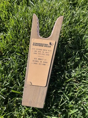 TIRRADOR DE BOTAS WESTERN VINTAGE JACK WINCHESTER WESTERN WEAR SAN JOSE SALINAS AÑOS 80 Foto 1 de 4