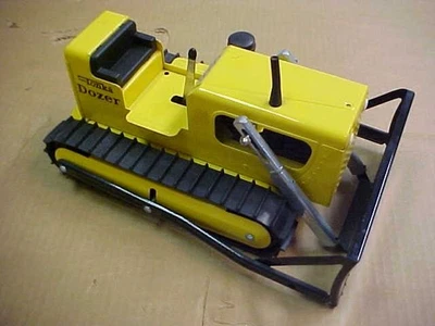 Винтажный 1970-е Mighty Tonka Желтый Прессованная Сталь Tonka Бульдозер Как новый - Изображение 1 из 4