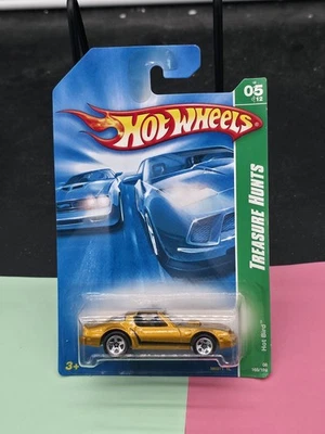 2008 Hot Wheels Treasure Hunts No5/12! Hot Bird Золотой Pontiac Trans am! #TH - Изображение 1 из 2