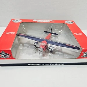 Budweiser Ford Tri Motor Airplane Anheuser Busch Die Cast Metal Liberty Classics - Picture 1 of 13
