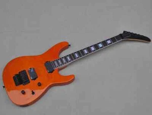 Bestseller Orange Body E-Gitarre mit schwarzen Beschlägen, Floyd Rose Steg - Bild 1 von 10