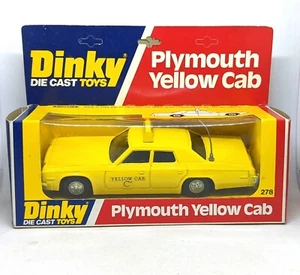 Dinky 278 Plymouth Yellow Cab (INTERNO NERO) - IMBALLATO - Foto 1 di 6