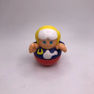 Vintage 1987 Playskool Weeble Wobbles Pilot Spielzeug - Bild 1 von 2