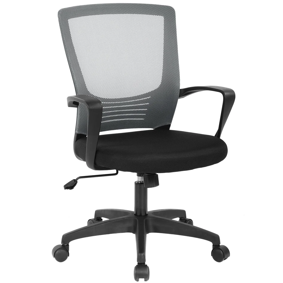 Silla de Oficina Ergonómica Silla de Escritorio Barata Malla Silla de Computadora Silla Giratoria Rodante Foto 1 de 4