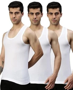 Lux Cozi Men s Cotton Vest (Pack of 3) - Picture 1 of 5