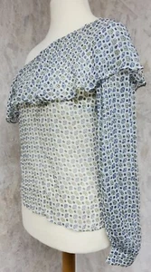 The Kooples One Shoulder Silk Top UK Size S - Picture 1 of 8
